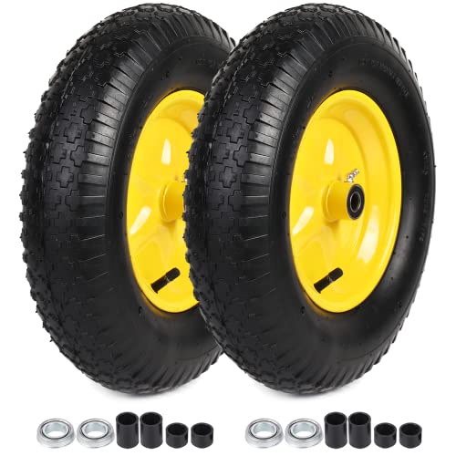 AR-PRO (2-PACK) 4.80/4.00-8' Tire and Wheel, 16' Pneumatic Tire...
