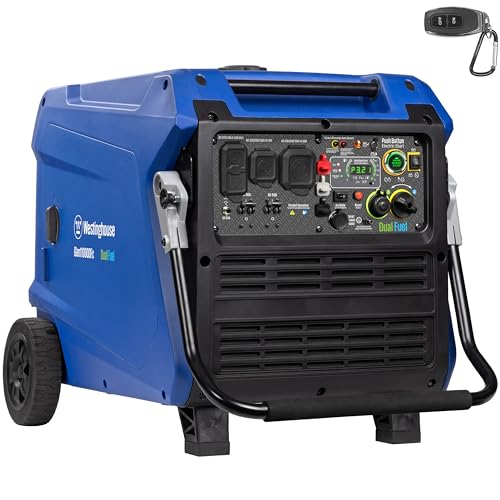 Westinghouse 11000 Peak Watt Dual Fuel Portable Inverter...