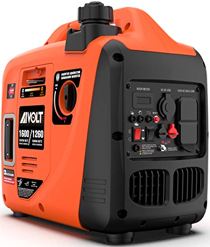 AIVOLT 1600W Super Quiet Inverter Generator, Ultra Lightweight...