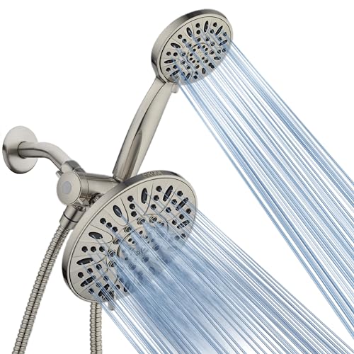 AquaDance 7" Premium High Pressure 3-Way Rainfall Combo with...