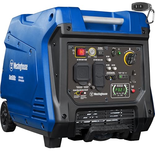 Westinghouse 5000 Peak Watt Super Quiet Portable Inverter...