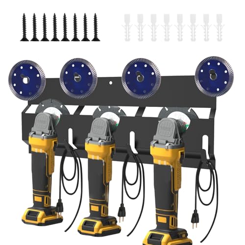 Angle Grinder Holder, Carbon Steel Angle Grinder Stand, Tool...